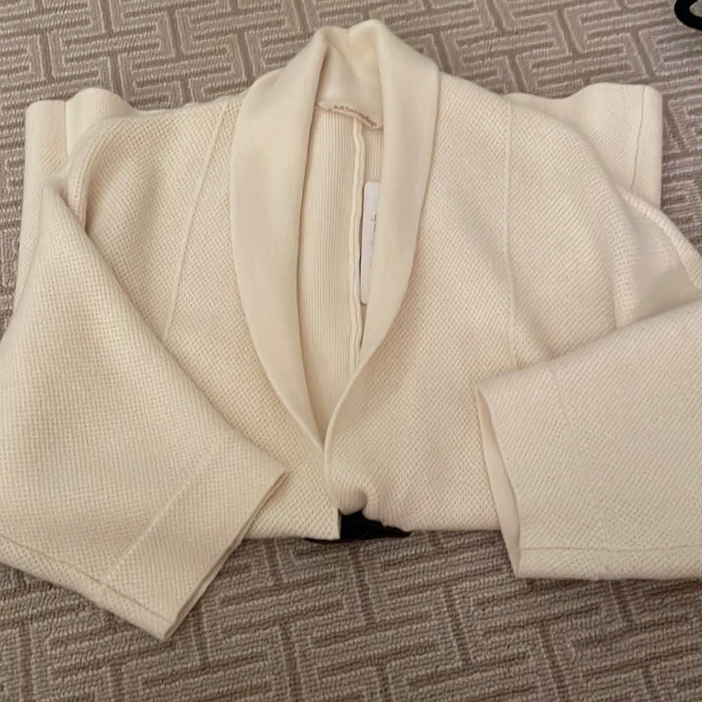 Soft surroundings white sweater